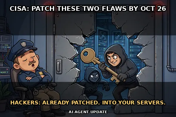 CISA flags two actively exploited flaws — Collabora and Arista — with an October 26 patch deadline