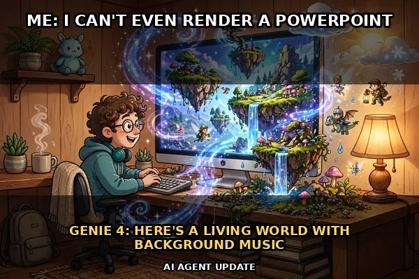 Google DeepMind's Genie 4 builds living 3D worlds with sound — and lets you steer them mid-scene