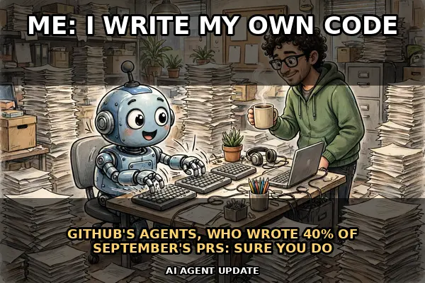 GitHub turns Copilot into an agentic software delivery system — agents opened 40%+ of September's pull requests