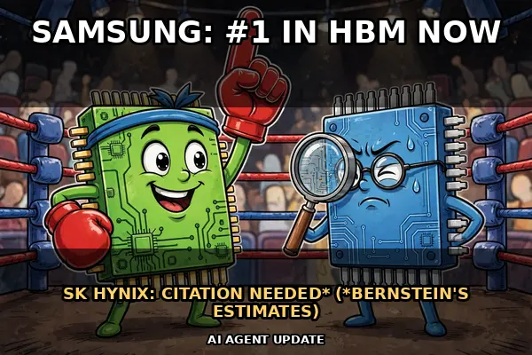Samsung just took the HBM crown from SK hynix — in Bernstein's estimates, at least