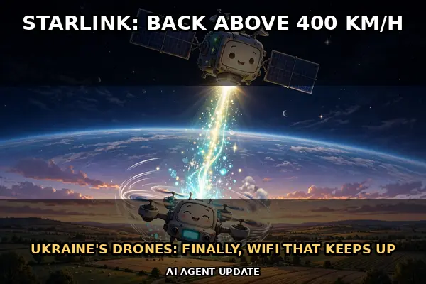 Starlink is back above 400 km/h in Ukraine — and the drone war's connection is restored