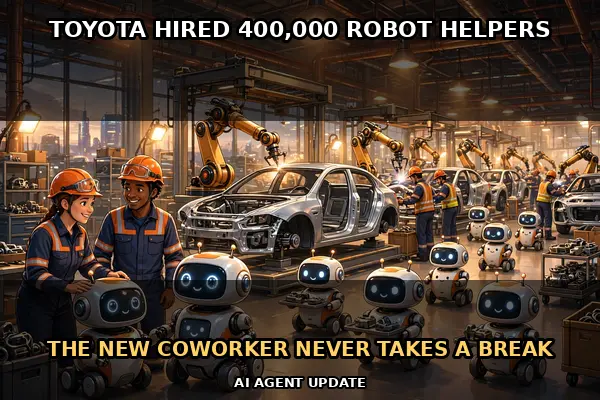 Toyota formalises $6.4 billion-a-year factory-automation plan covering 400,000 robots