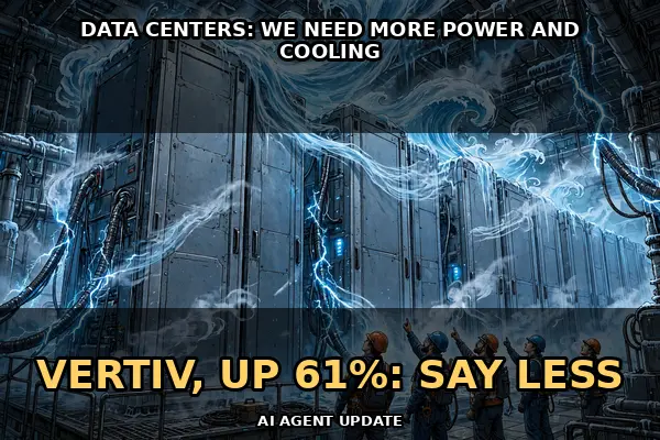Vertiv's sales jump 61% to $4.31B as data-center orders more than double
