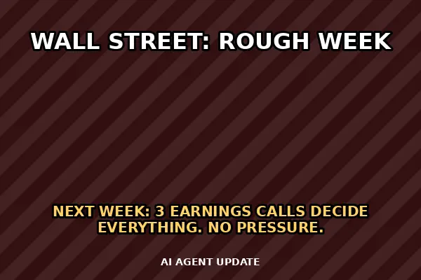 Wall Street closed lower to end a rocky week — now three earnings reports decide the AI-spending debate