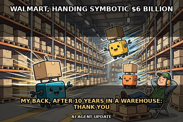 Walmart commits about $6 billion to expand Symbotic warehouse robotics across 25 distribution centers